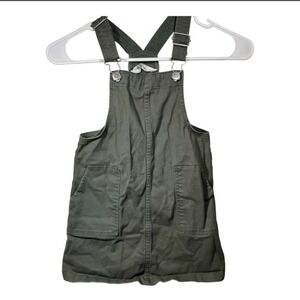 Girls army green‎ overall dress size S
